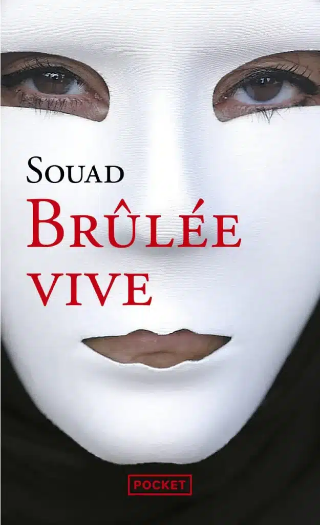 1ère de couverture du livre "Brûlée Vive"